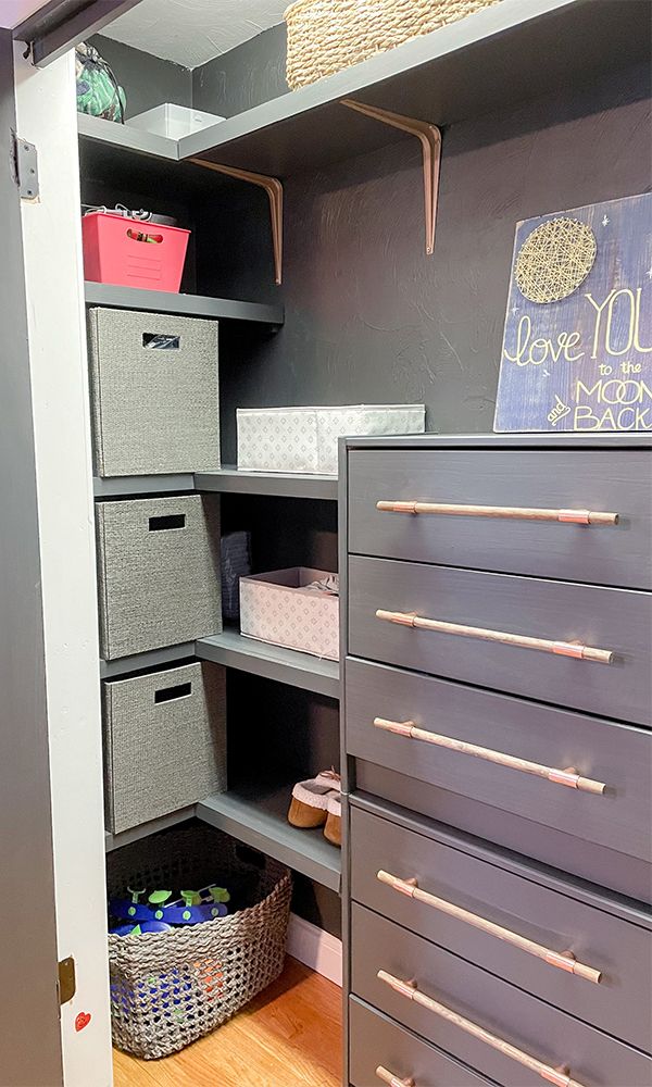 Easy DIY Built In Closet Organization | National Hardware