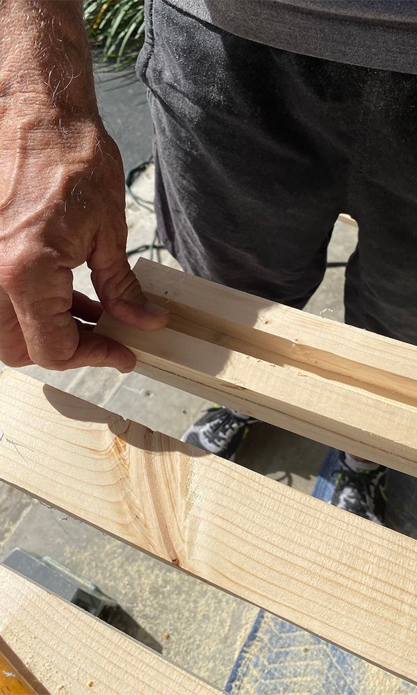 DIY Modern Coastal Style Console Table