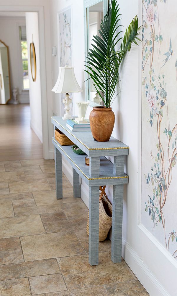 DIY Modern Coastal Style Console Table