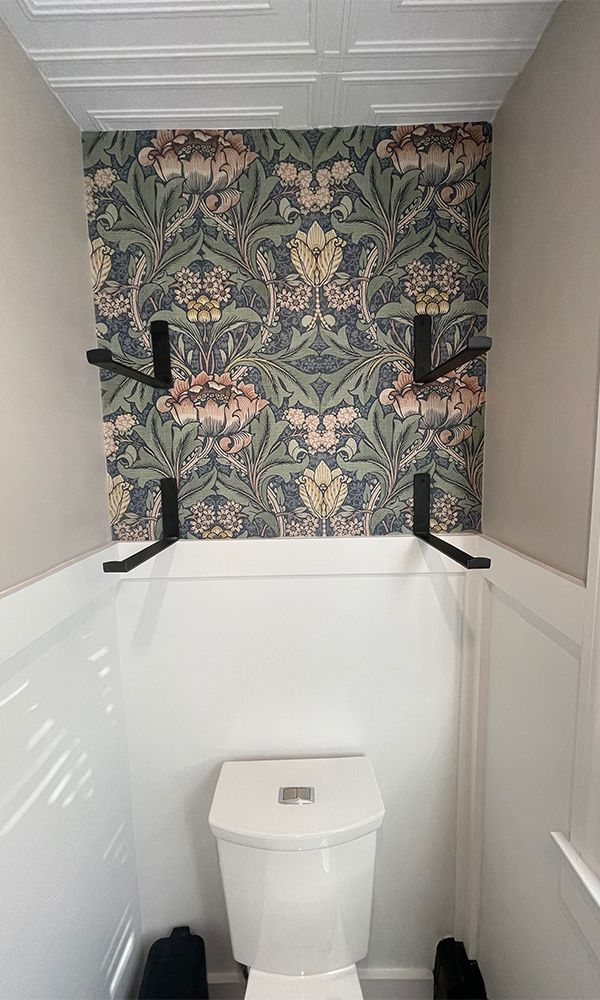 DIY Faux Floating Bathroom Shelves + Potty Training Round 2