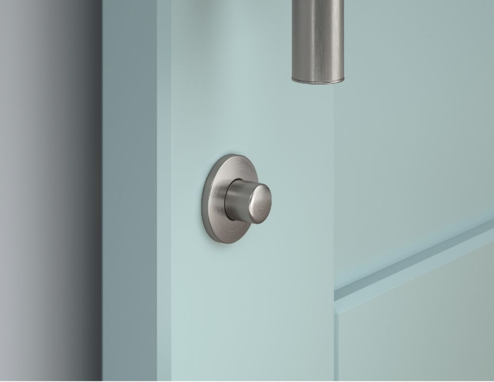 Satin Nickel Barn Door Lock