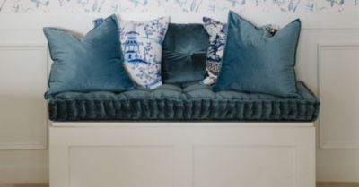 DIY Simple Storage Banquette or Bench