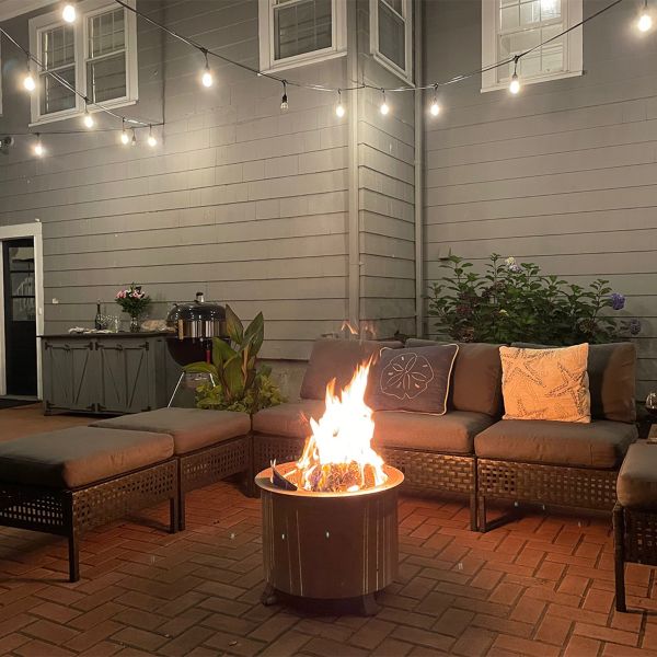 DIY Outdoor String Lights