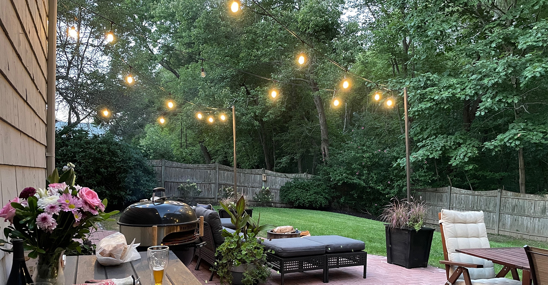 Outdoor String Lights, Patio, Garden, Backyard