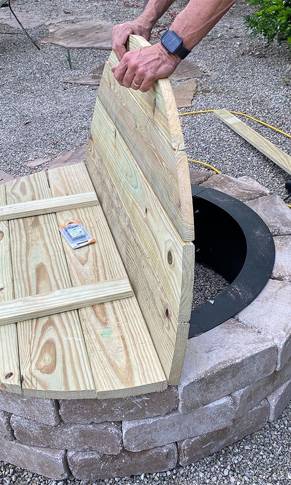 DIY Fire Pit Cover