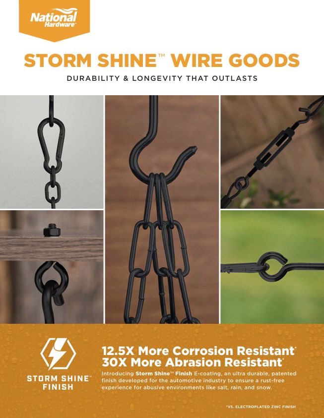 Storm Shine Wire Goods