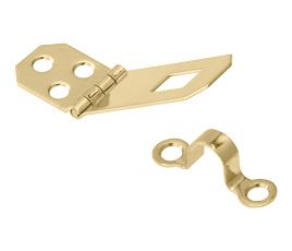 National 3/4 In. x 1-13/16 In. Brass Surface Mount Decorative Hinge  (2-Pack)
