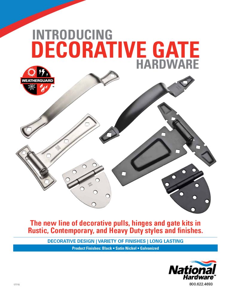 Decorative Gate Hardware