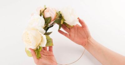 DIY Flower Crown for Less!