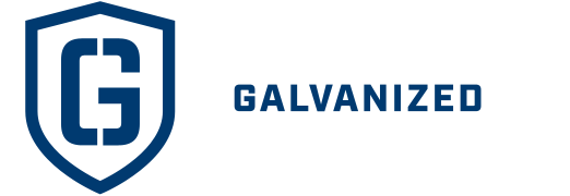 Logo indicating galvanized