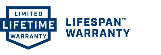 Logo indicating Limited Lifespan Warranty