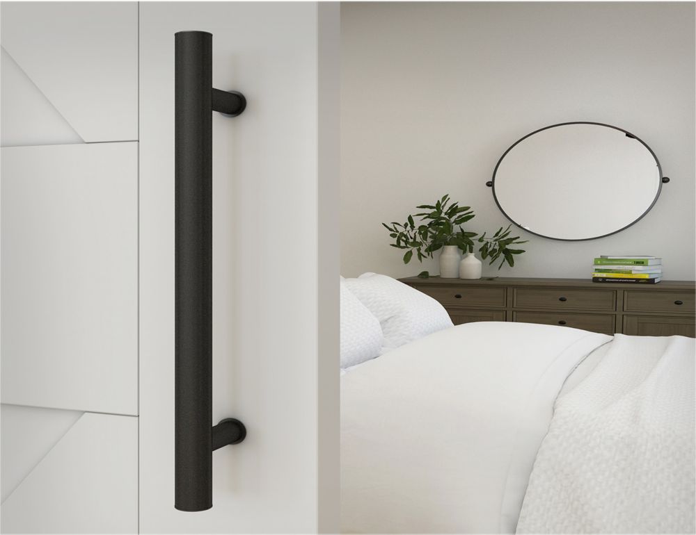 Premium Matte Black Barn Door Handle