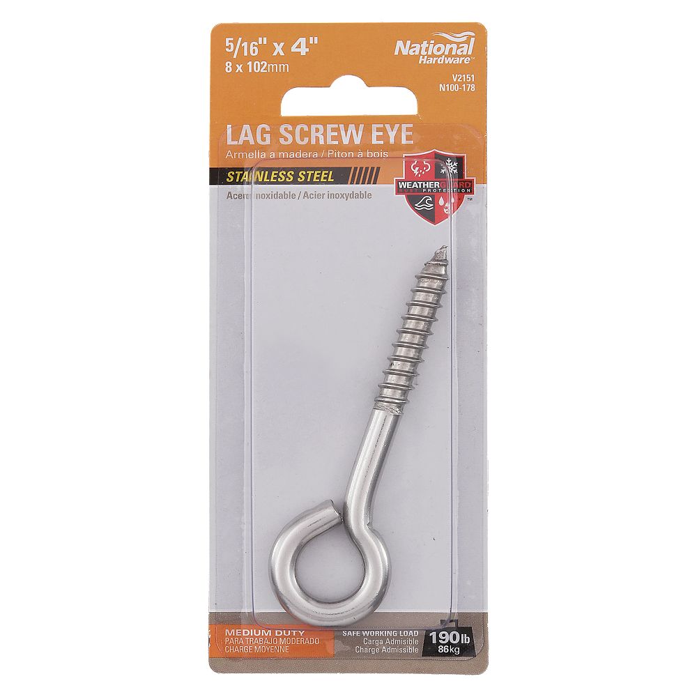 PackagingImage for Lag Screw Eyes