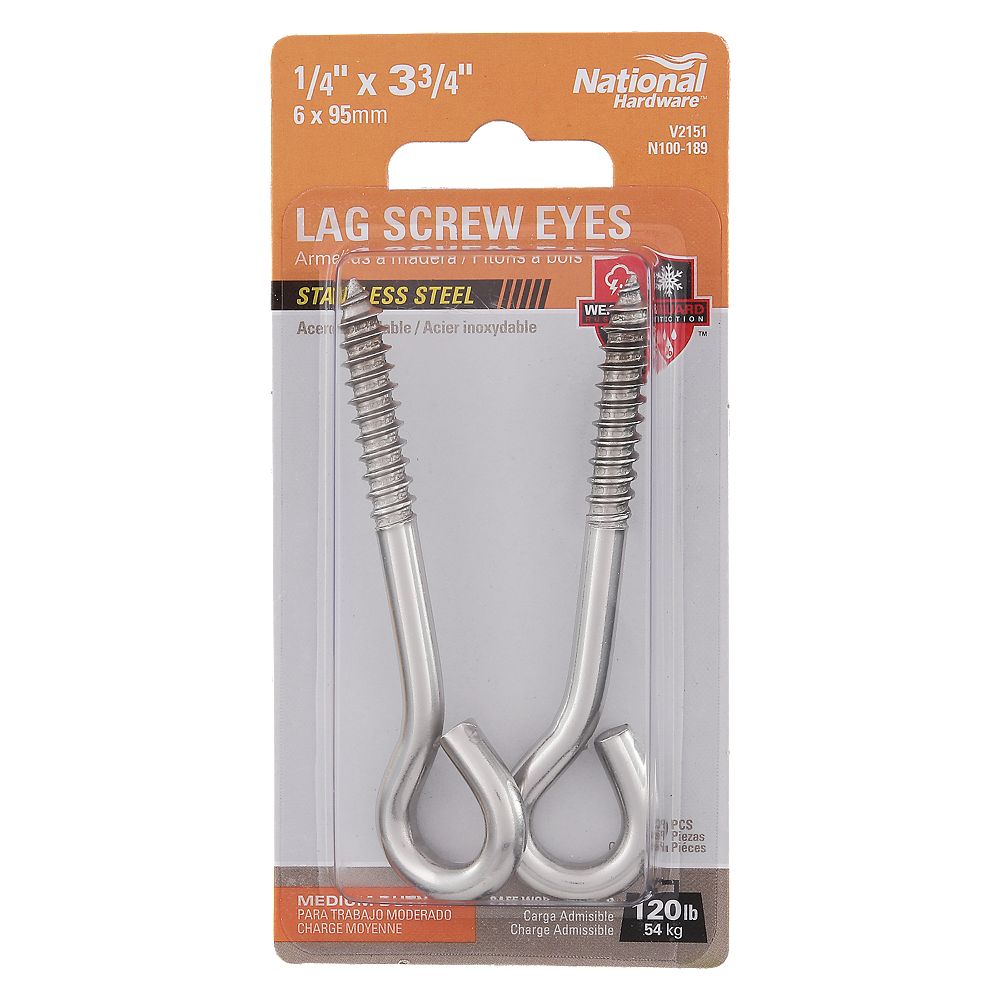 PackagingImage for Lag Screw Eyes