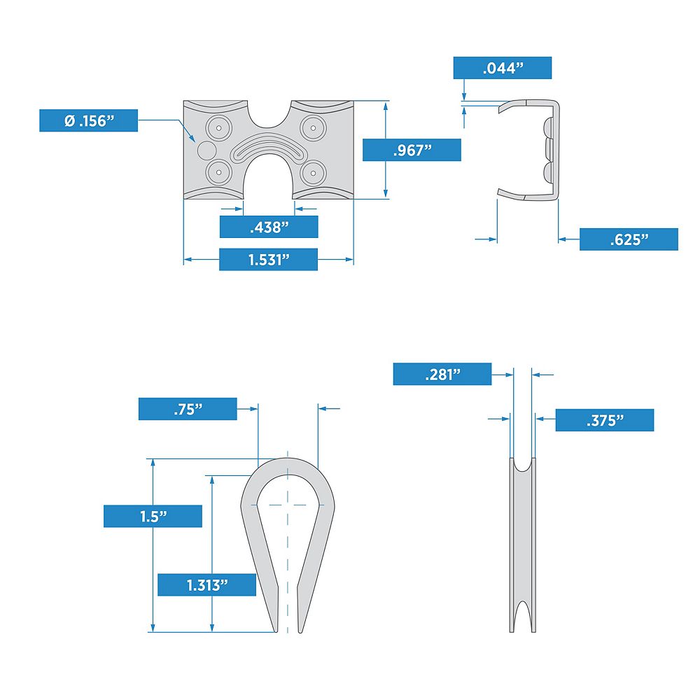 Supplementary Image for Rope Clamp Kit