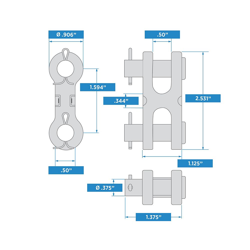 Supplementary Image for Double Clevis Link