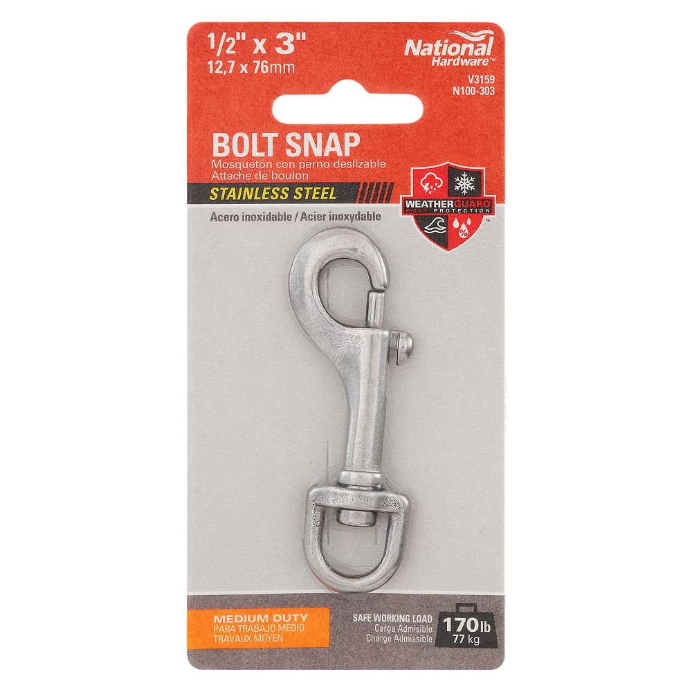 Bolt Snap - Stainless Steel N100-303