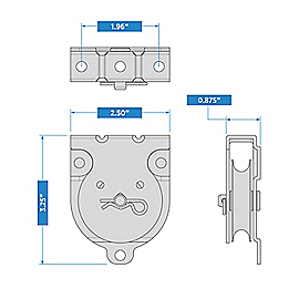 Supplementary Image for Wall/Ceiling Mount Single Pulley