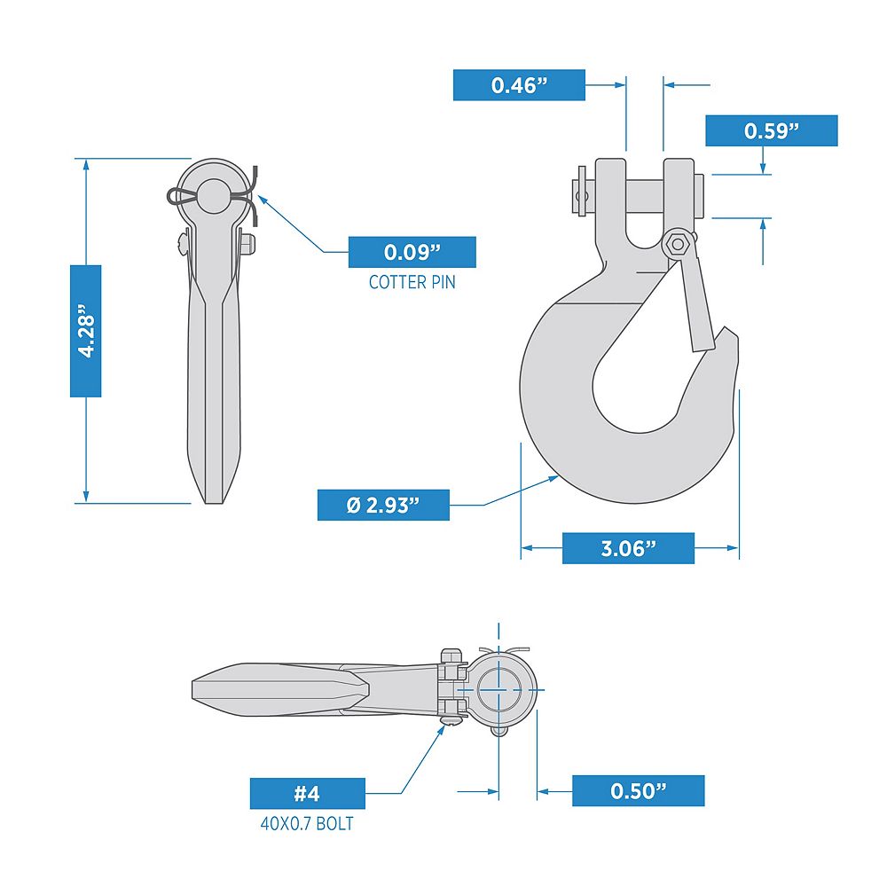 Supplementary Image for Clevis Slip Hook