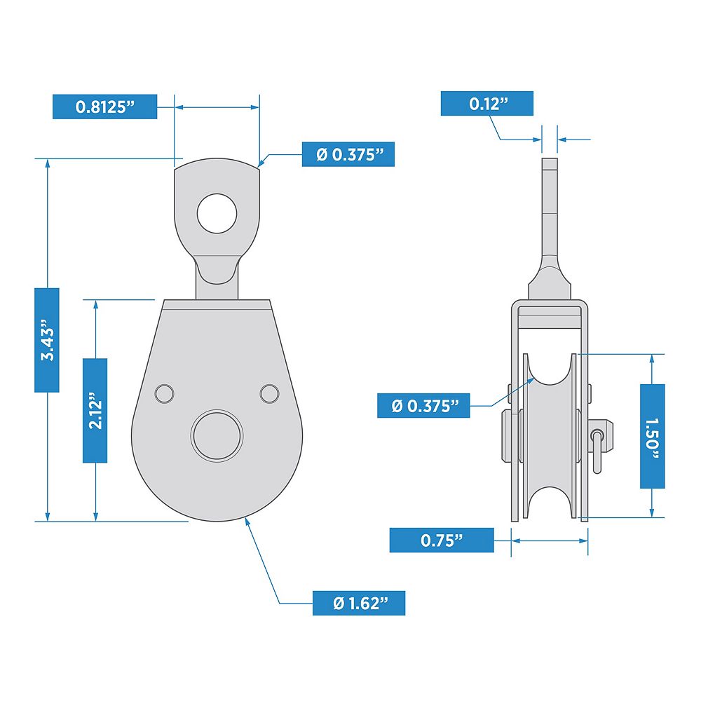 Supplementary Image for Swivel Single Pulley