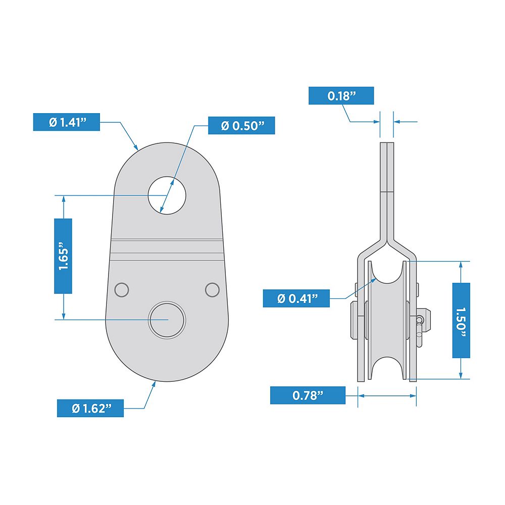 Supplementary Image for Fixed Single Pulley