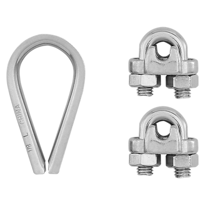 Details about   National Hardware N248-260 Wire Cable Clamp Zinc Plated 1/16" 20 Pack 