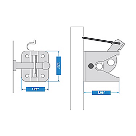 PackagingImage for Automatic Gate Latch