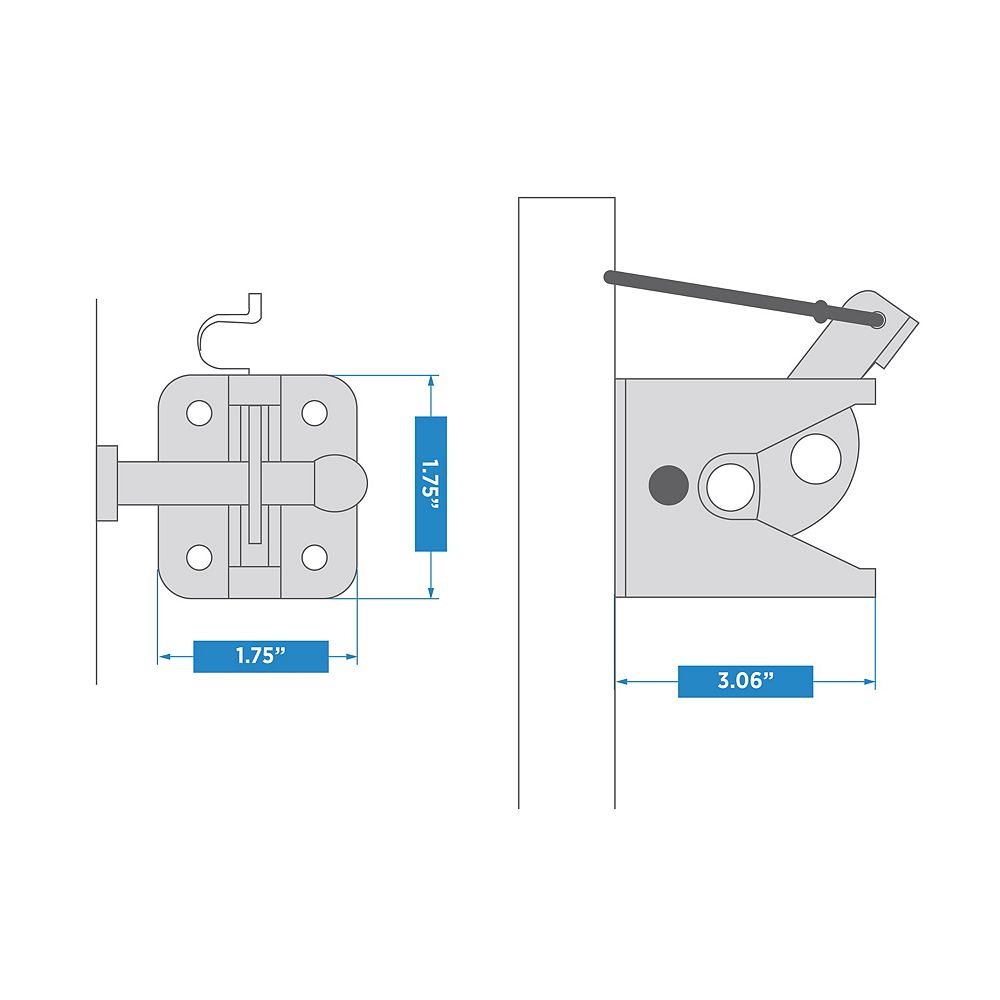 Supplementary Image for Automatic Gate Latch