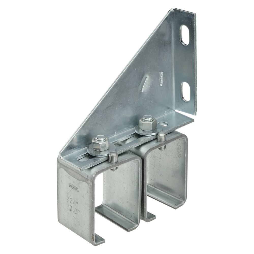 Double Box Rail Splice Bracket - Galvanized N104-752