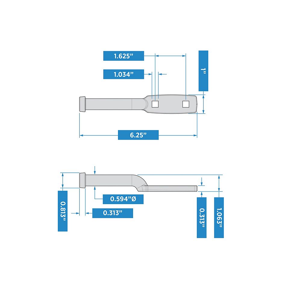 Supplementary Image for Deluxe Latches Decorative Strap Hinges Gate Kit