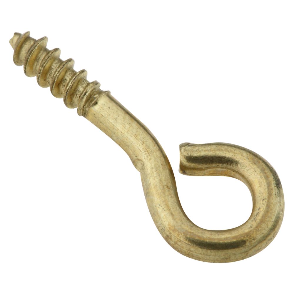 National Hardware N118-158 Hook & Eye, Solid Brass, 3 in - Gate Latches &  Handles