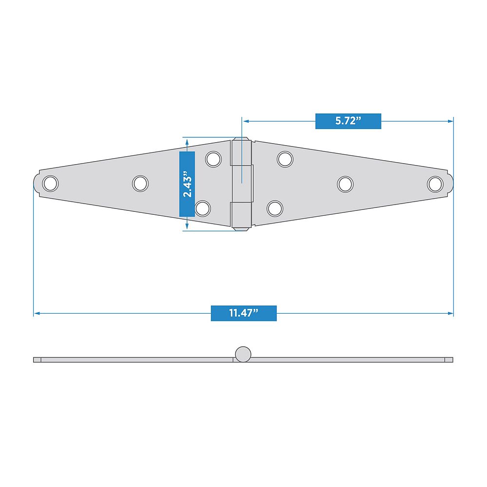 Supplementary Image for Heavy Strap Hinge