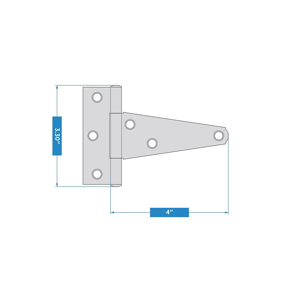Supplementary Image for Extra Heavy T-Hinge