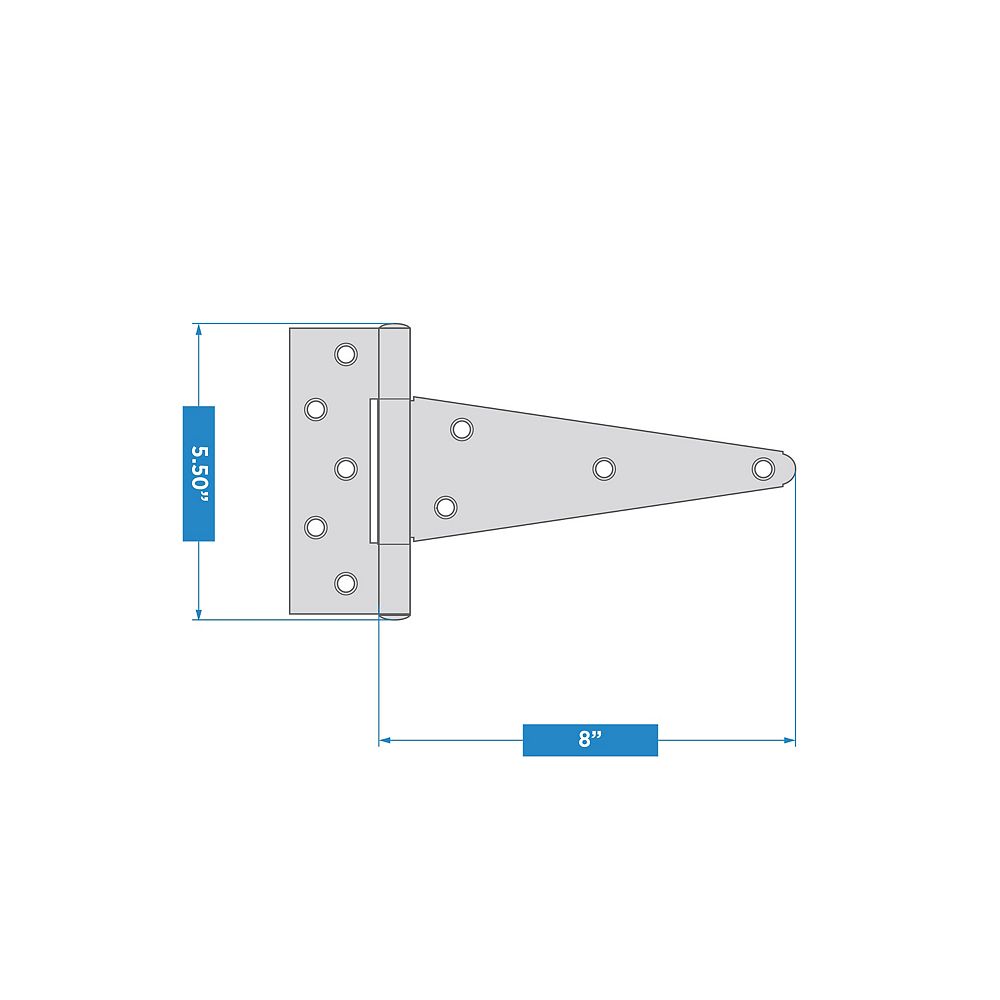 Supplementary Image for Extra Heavy T-Hinge