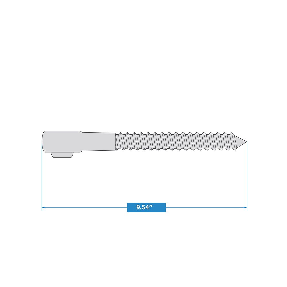 NATIONAL/SPECTRUM BRANDS HHI N120-436 Number 112 Screw Hook, 10-Pack