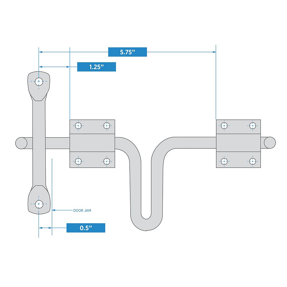 Supplementary Image for Sliding Bolt Door/Gate Latch