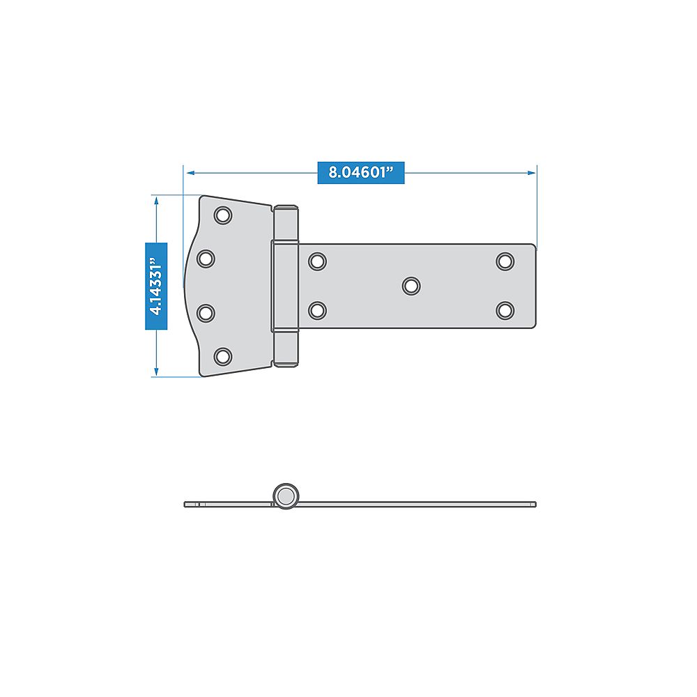 Supplementary Image for Rustic Modern T-Hinges