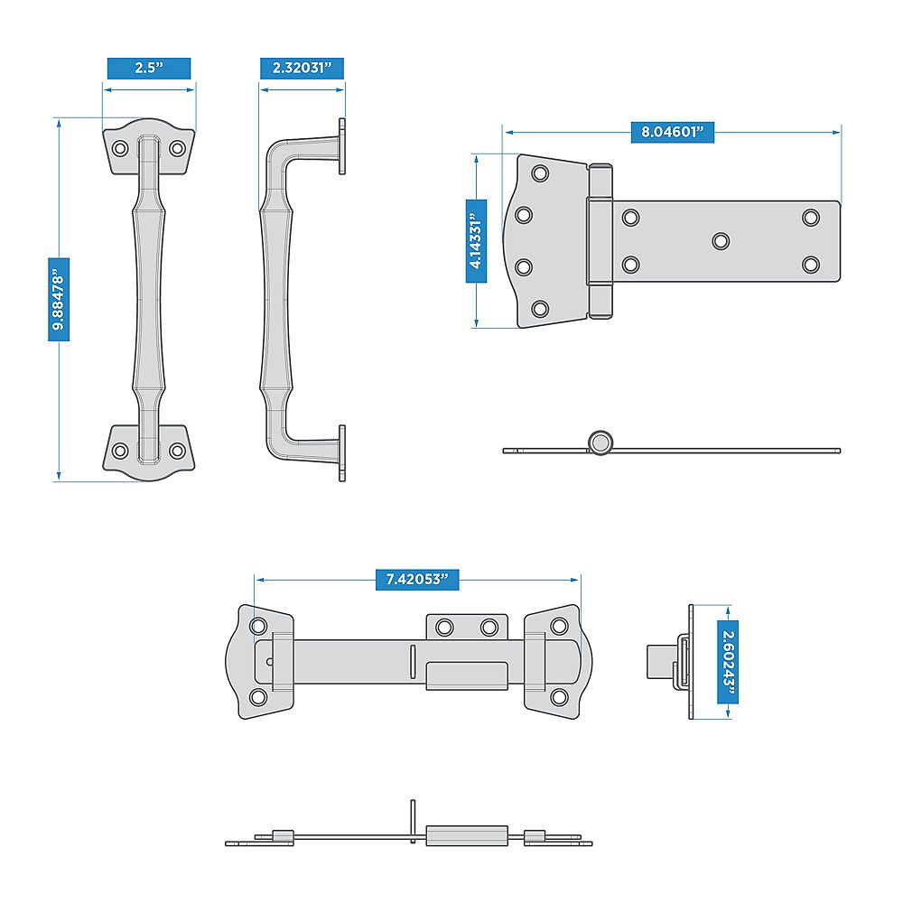 Supplementary Image for Rustic Modern Gate Kit