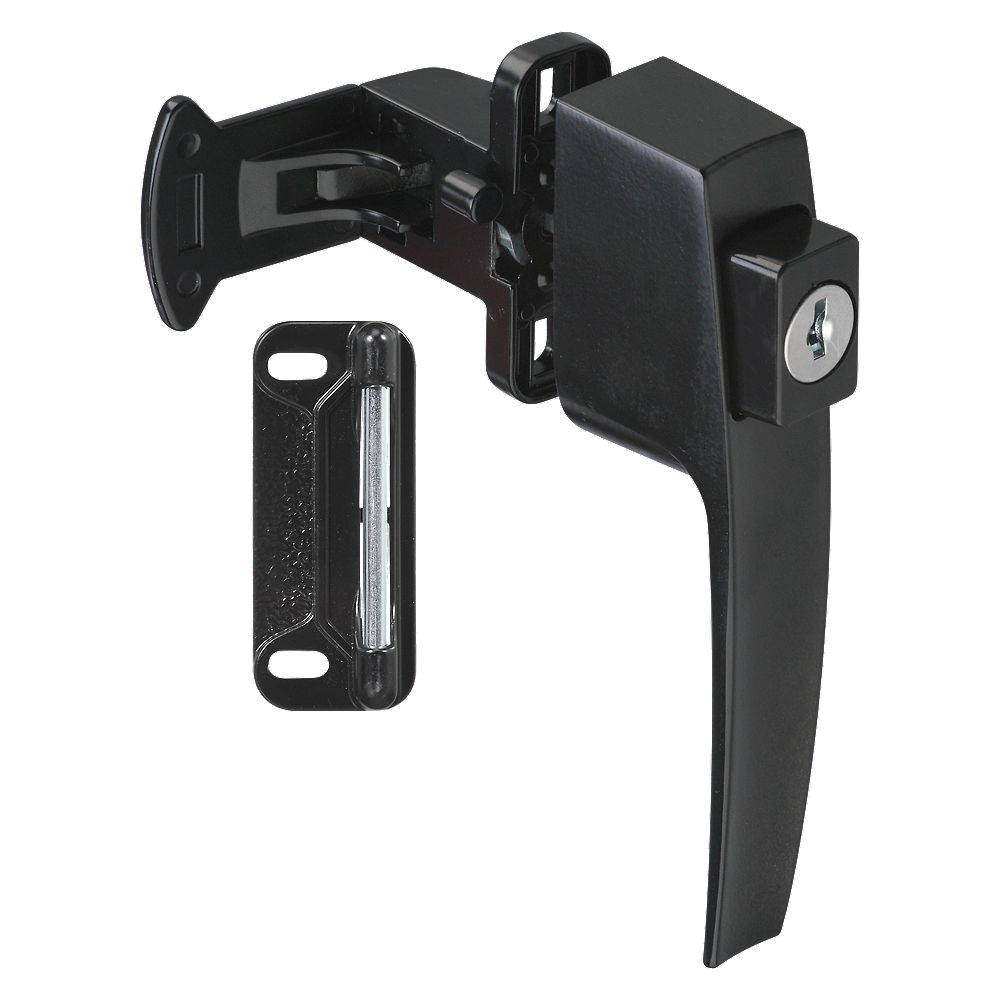 Clipped Image for Keyed Pushbutton Latch