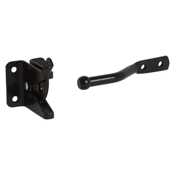 バックリップNuth'N Nyce Out The Gate 2002 Automatic Gate Latch - Black N184-861 | National Hardware