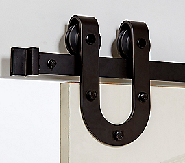 Vignette Image for Decorative Interior Sliding Door Hardware Horseshoe