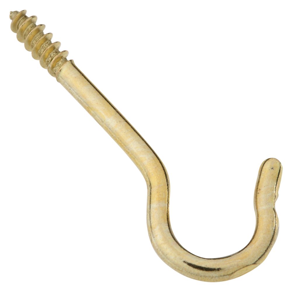 Ceiling Hooks Solid Brass N192294 National Hardware