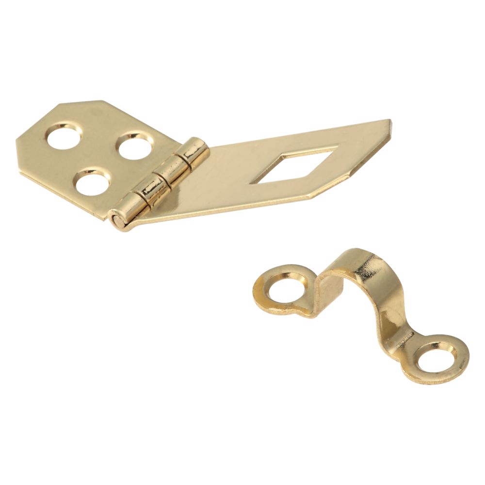 National 1 In. x 2 In. Antique Brass Narrow Decorative Hinge (2