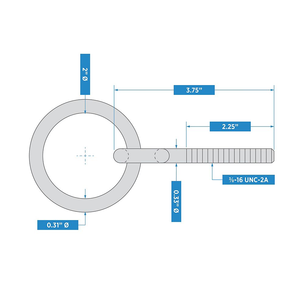 Supplementary Image for Ring w/Eye Bolt, Nut