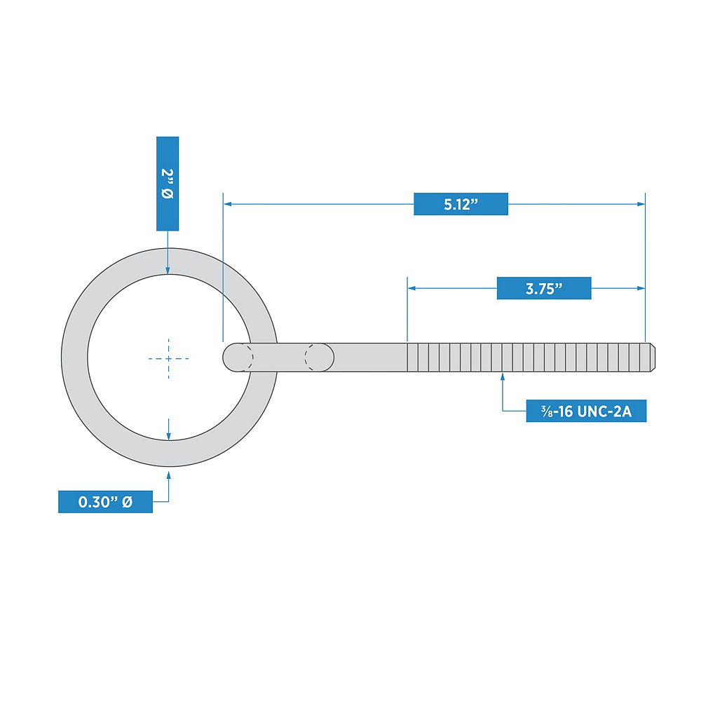 Supplementary Image for Ring w/Eye Bolt, Nut