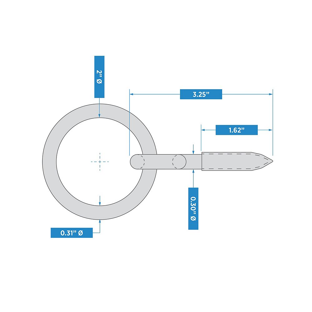 Supplementary Image for Ring w/Screw Eye