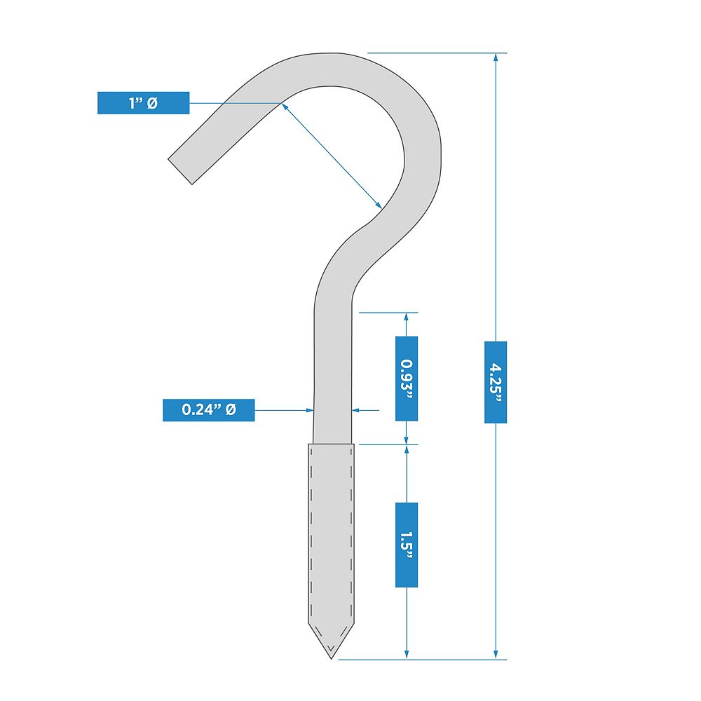 Supplementary Image for Screw Hook