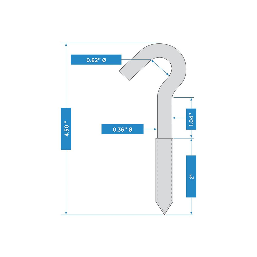 Supplementary Image for Heavy Duty Screw Hook