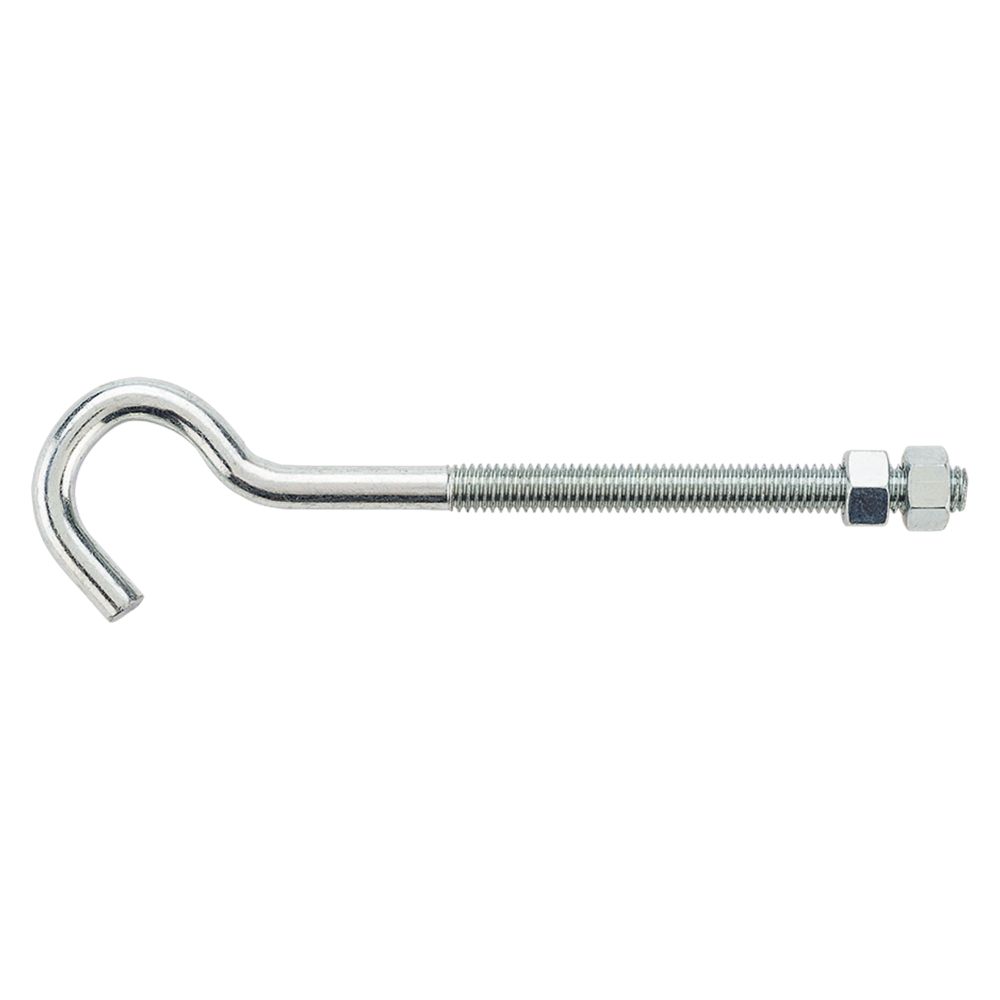 National Screw Hook 3/8X4-7/8 Zinc N220-889