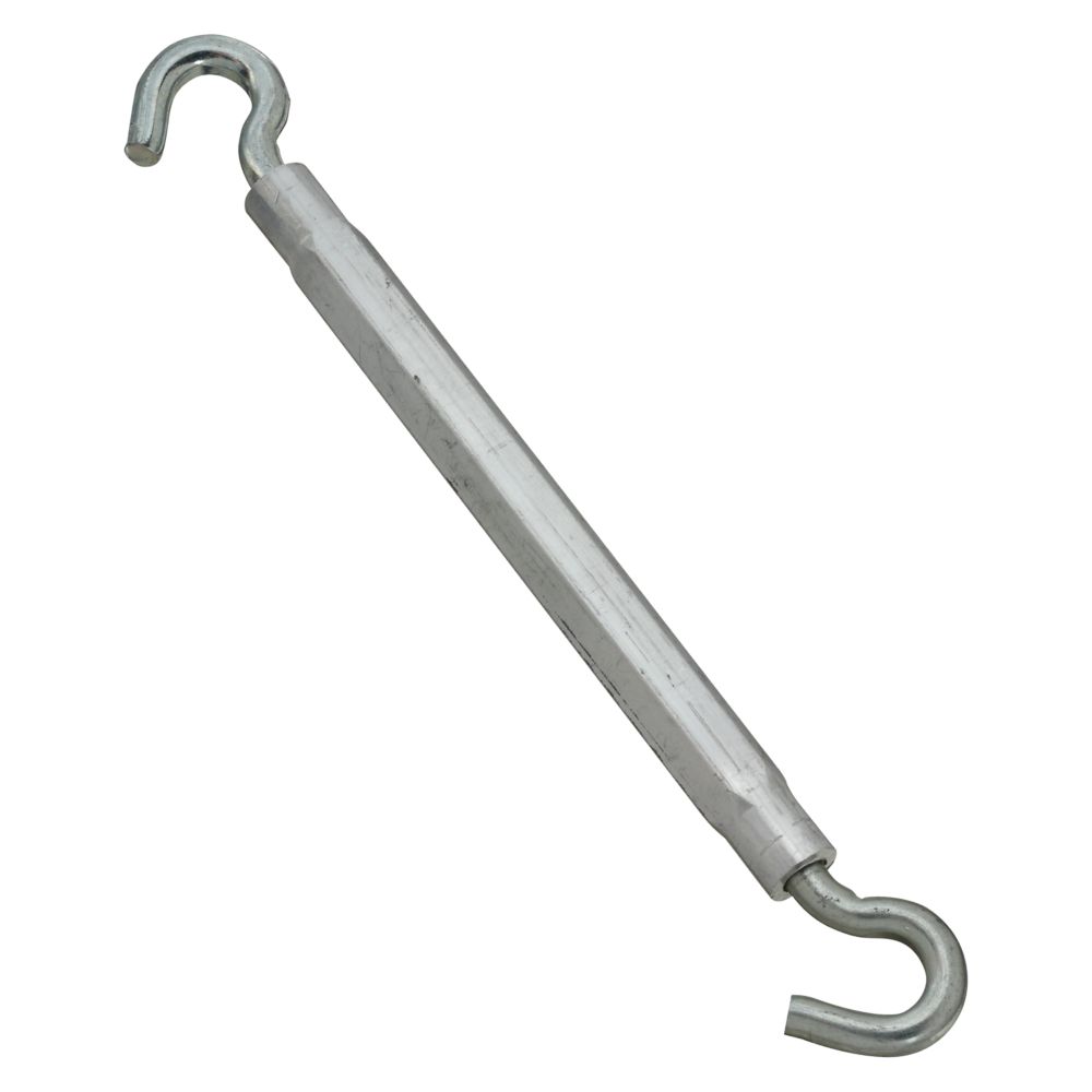 National Hardware Screw Hook, Zinc, 3/8 x 10 In.